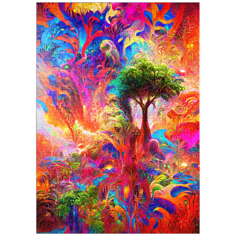puzzleplate Luminous Fantasy Jungle Landscape 1000 Puzzle