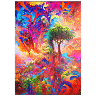 puzzleplate Luminous Fantasy Jungle Landscape 100 Puzzle