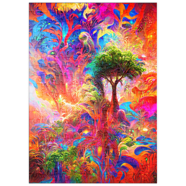 puzzleplate Luminous Fantasy Jungle Landscape 200 Puzzle