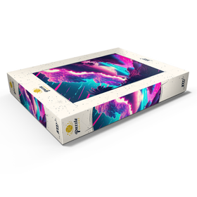 Darstellung des Puzzle Motivs Traumhaftes tropisches Tal bei Sonnenaufgang - Puzzleteile: 1000