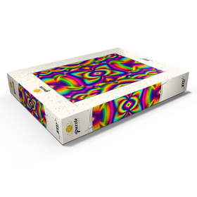 Alternative Darstellung des Puzzle-Motivs Farbenfrohes psychedelisches Muster – Puzzleteile: 1000