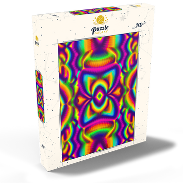 Darstellung des Puzzle Motivs Vibrant Psychedelic Pattern 200 Puzzle Schachtel Ansicht2
