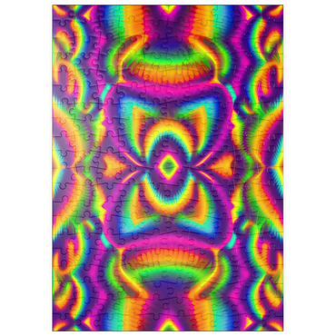 Darstellung des Puzzle Motivs puzzleplate Vibrant Psychedelic Pattern 200 Puzzle