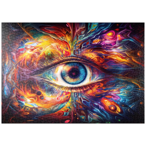 puzzleplate Psychedelic Eye 1000 Puzzle