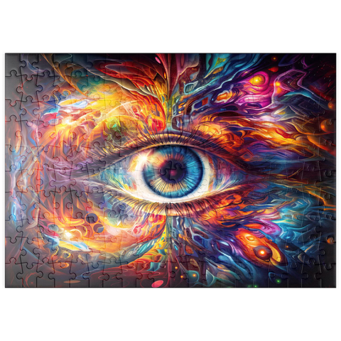 puzzleplate Psychedelic Eye 200 Puzzle