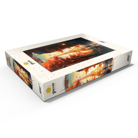 Alternative Darstellung des Puzzle-Motivs Eiffelturm im Herbst – Puzzleteile: 1000