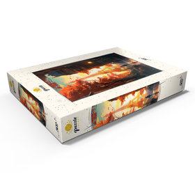 Alternative Darstellung des Puzzle-Motivs Eiffelturm im Herbst – Puzzleteile: 500