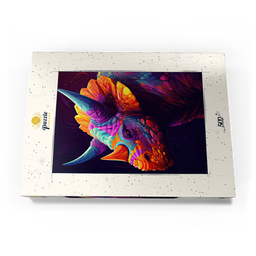 Vibrant Triceratops 500 Puzzle Schachtel Ansicht3
