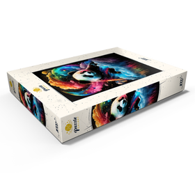 Alternative Darstellung des Puzzle-Motivs Kosmischer Panda – Puzzleteile: 1000