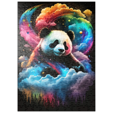 Darstellung des Puzzle Motivs puzzleplate Cosmic Panda 200 Puzzle