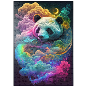 Darstellung des Puzzle Motivs Himmlischer Panda - Puzzleteile: 200