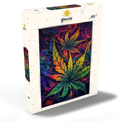 Psychedelic Leaves 200 Puzzle Schachtel Ansicht2
