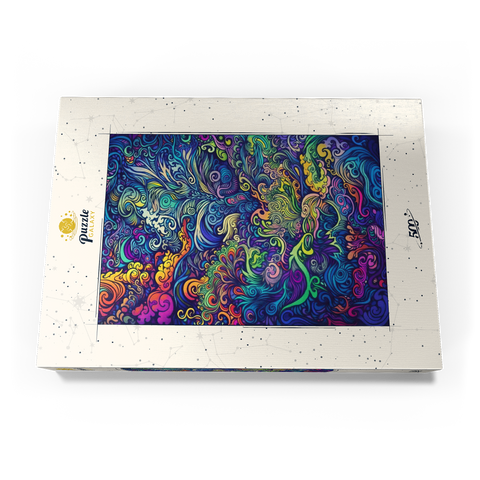 Psychedelic Swirls 500 Puzzle Schachtel Ansicht3