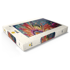 Alternative Darstellung des Puzzle-Motivs Aufwändige Stickerei – Puzzleteile: 200