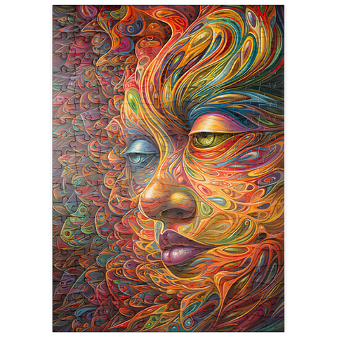 puzzleplate Psychedelic Portrait 200 Puzzle