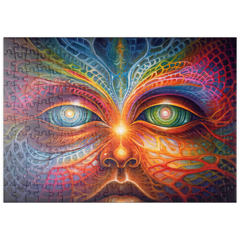 puzzleplate Psychedelic Visionary Face 200 Puzzle