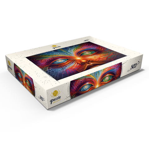 Psychedelic Visionary Face 500 Puzzle Schachtel Ansicht1