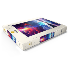 Darstellung des Puzzle Motivs Kosmische Reflexion - Puzzleteile: 100