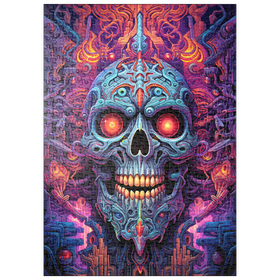 Darstellung des Puzzle Motivs Kybernetischer Schädel - Puzzleteile: 500