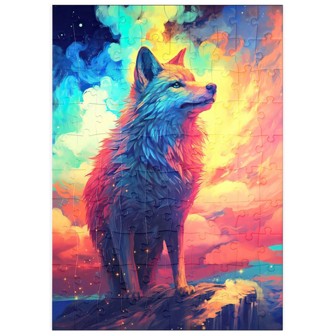 puzzleplate Ethereal Wolf 100 Puzzle