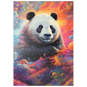 Darstellung des Puzzle Motivs Himmlischer Panda - Puzzleteile: 200