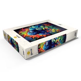Alternative Darstellung des Puzzle-Motivs Majestätischer Gorilla – Puzzleteile: 1000