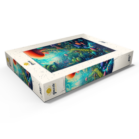 Alternative Darstellung des Puzzle-Motivs Verwunschener Pilzwald – Puzzleteile: 1000