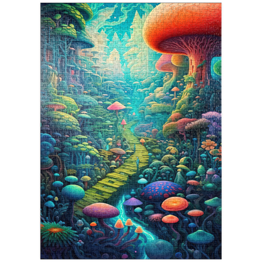 puzzleplate Enchanted Mushroom Forest 1000 Puzzle