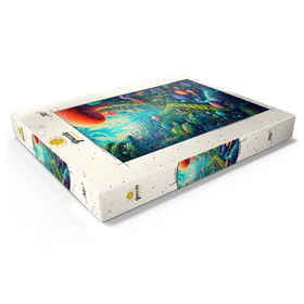 Alternative Darstellung des Puzzle-Motivs Verwunschener Pilzwald – Puzzleteile: 200