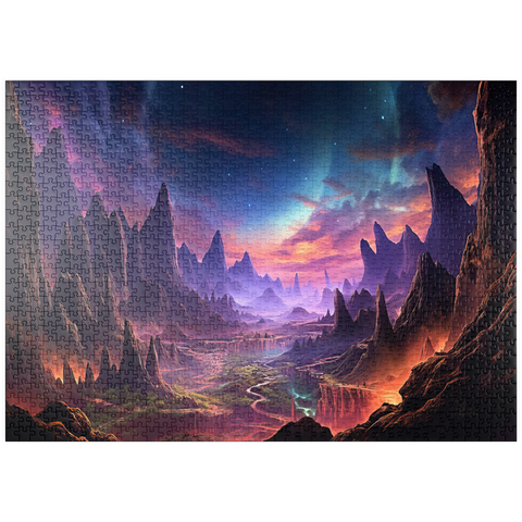 puzzleplate Alien Landscape 1000 Puzzle