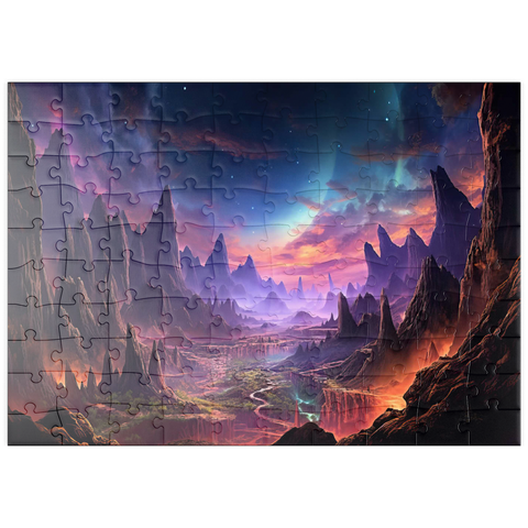 puzzleplate Alien Landscape 100 Puzzle