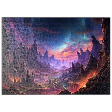 puzzleplate Alien Landscape 500 Puzzle