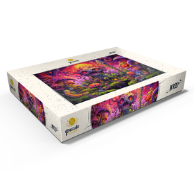 Alternative Darstellung des Puzzle-Motivs Surreale Fantasy-Pilzwelt – Puzzleteile: 1000