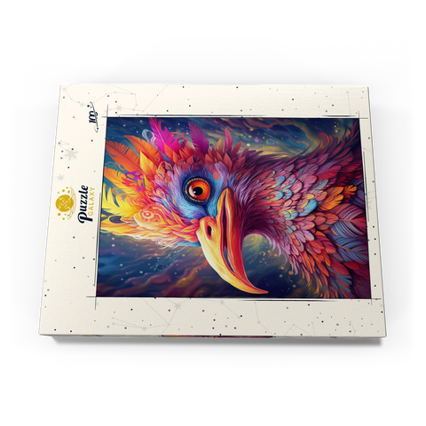 Majestic Fantasy Bird with Vivid Feathers 100 Puzzle Schachtel Ansicht3