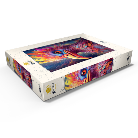Majestic Fantasy Bird with Vivid Feathers 500 Puzzle Schachtel Ansicht1