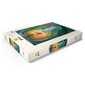 Alternative Darstellung des Puzzle-Motivs Ätherische Göttin der Liebe und der Natur in der spirituellen Kunst – Puzzleteile: 200
