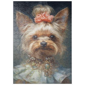 Darstellung des Puzzle Motivs Königliches viktorianisches Porträt eines Yorkshire Terrier - Puzzleteile: 200