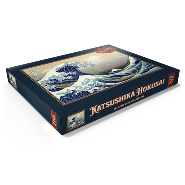 Darstellung des Puzzle Motivs The Great Wave off Kanagawa, Katsushika Hokusai - Iconic Japanese Art 200 Puzzle Schachtel Ansicht1