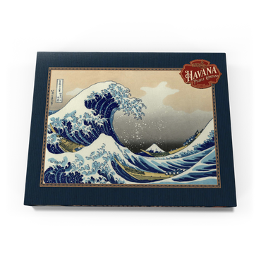 Darstellung des Puzzle Motivs The Great Wave off Kanagawa, Katsushika Hokusai - Iconic Japanese Art 200 Puzzle Schachtel Ansicht3