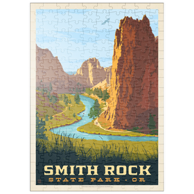 Darstellung des Puzzle Motivs Smith Rock State Park, Oregon - Puzzleteile: 200