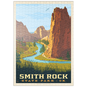 Darstellung des Puzzle Motivs Smith Rock State Park, Oregon - Puzzleteile: 500