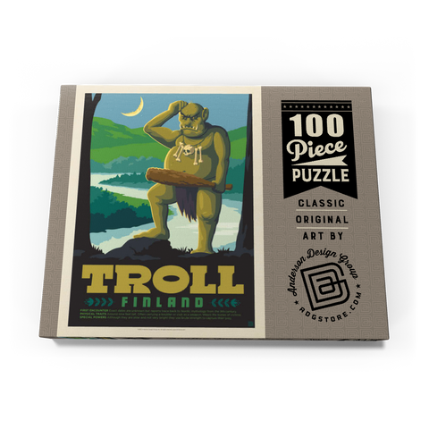 Darstellung des Puzzle Motivs Mythical Creatures: Troll (Finland) Mythical Creatures: Troll (Finland) 100 Puzzle Schachtel Ansicht3