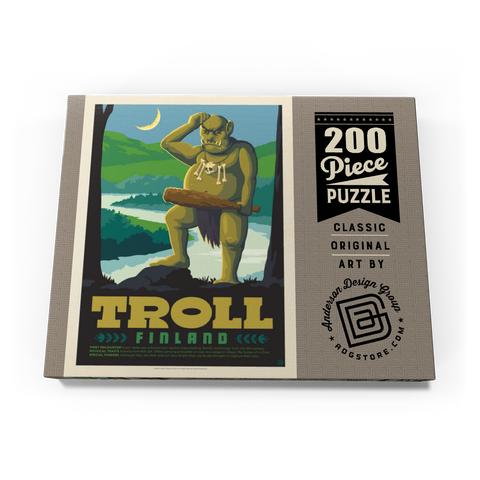 Darstellung des Puzzle Motivs Mythical Creatures: Troll (Finland) Mythical Creatures: Troll (Finland) 200 Puzzle Schachtel Ansicht3