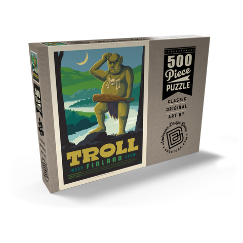 Darstellung des Puzzle Motivs Mythical Creatures: Troll (Finland) Mythical Creatures: Troll (Finland) 500 Puzzle Schachtel Ansicht2