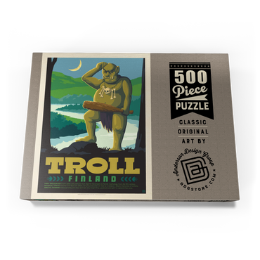 Darstellung des Puzzle Motivs Mythical Creatures: Troll (Finland) 500 Puzzle Schachtel Ansicht3
