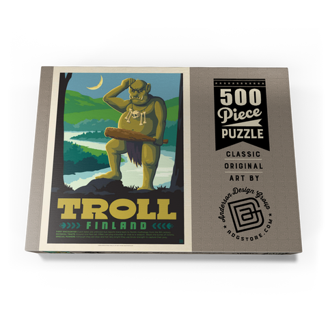 Darstellung des Puzzle Motivs Mythical Creatures: Troll (Finland) Mythical Creatures: Troll (Finland) 500 Puzzle Schachtel Ansicht3