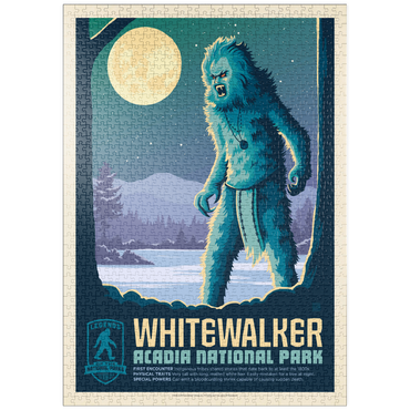 Darstellung des Puzzle Motivs puzzleplate Legends Of The National Parks: Acadia's White Walker 1000 Puzzle