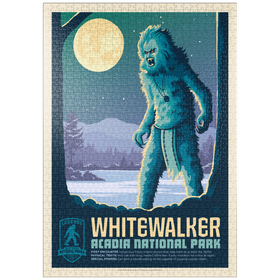 Darstellung des Puzzle Motivs Legends Of The National Parks: Acadia's White Walker - Puzzleteile: 1000