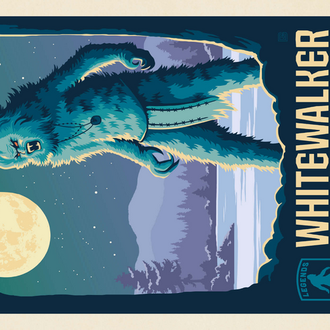 Darstellung des Puzzle Motivs Legends Of The National Parks: Acadia's White Walker Legends Of The National Parks: Acadia's White Walker 1000 Puzzle 3D Modell