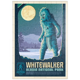 Darstellung des Puzzle Motivs Legends Of The National Parks: Acadia's White Walker - Puzzleteile: 100